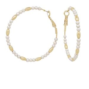 Multi Ball Pearl Hoops